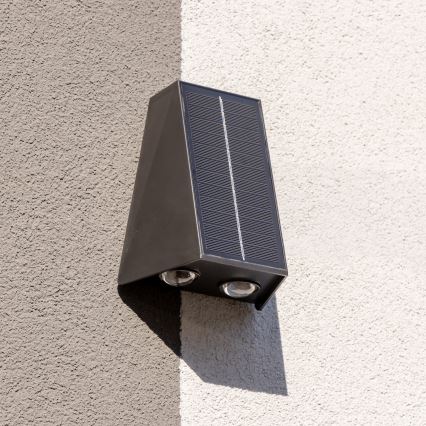 Brilagi - LED Solarna zidna rasveta PYRAMID LED/2W/3,2V IP54