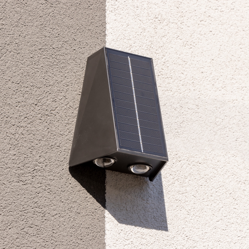 Brilagi - LED Solarna zidna rasveta PYRAMID LED/2W/3,2V IP54