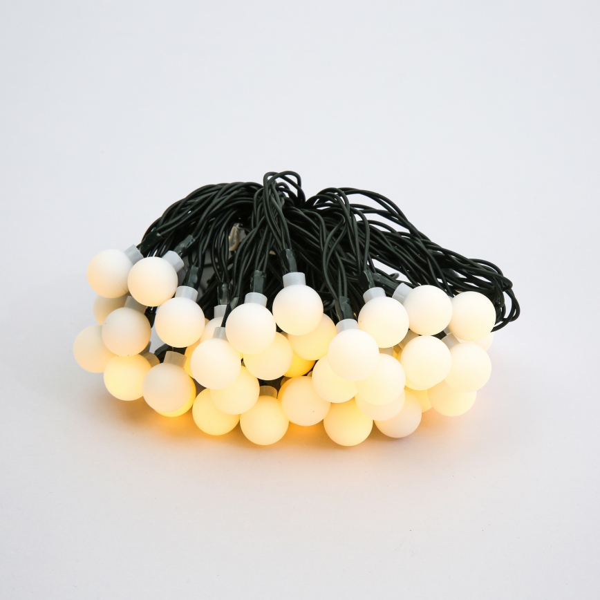 Brilagi - LED Solarni dekorativni lanac BUBBLE 50xLED/8 funkcije 7m IP65 topla bela