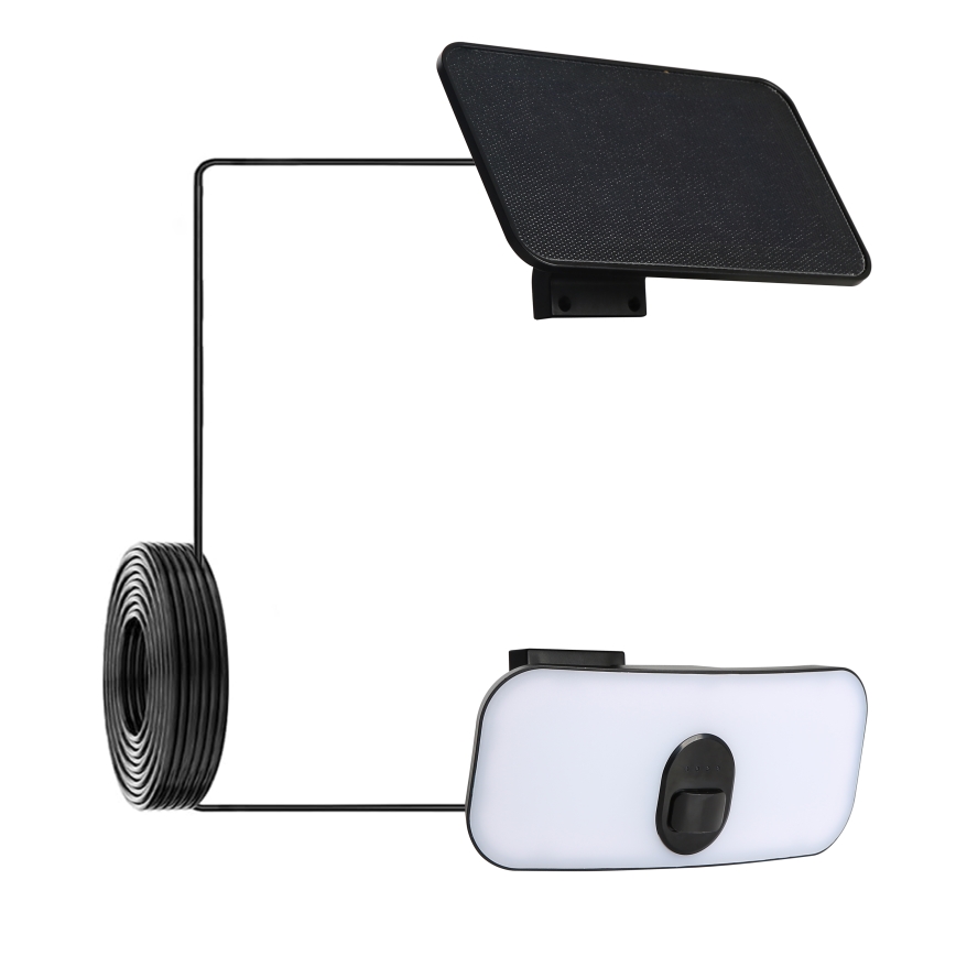 Brilagi - LED solarno zidno svetlo sa senzorom pokreta i sumraka ROOF LED/13W/5V 4000 mAh IP65