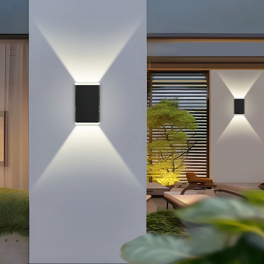 Brilagi - LED solarno zidno svetlo SUN GUARD LED/2W/3,7V 2000 mAh IP45
