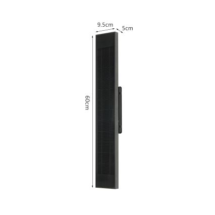 Brilagi - LED prigušiva solarna zidna svetiljka SUN LED/4W/230V 60 cm 4000 mAh IP44