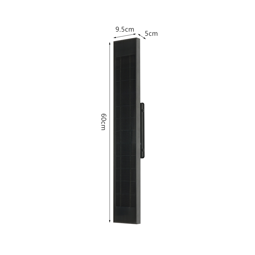 Brilagi - LED prigušiva solarna zidna svetiljka SUN LED/4W/230V 60 cm 4000 mAh IP44