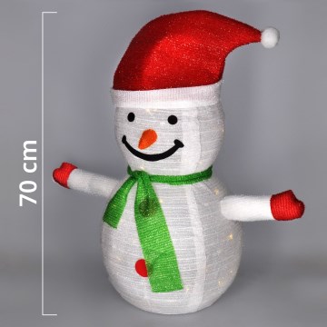 Brilagi - LED Spoljašnja božićna dekoracija 40xLED/3xAA IP44 Sneško Belić