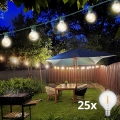 Brilagi - LED spoljašnja dekorativna girlanda GIRLANDA 25xE12/0,8W/230V 20m zelena IP44 topla bela