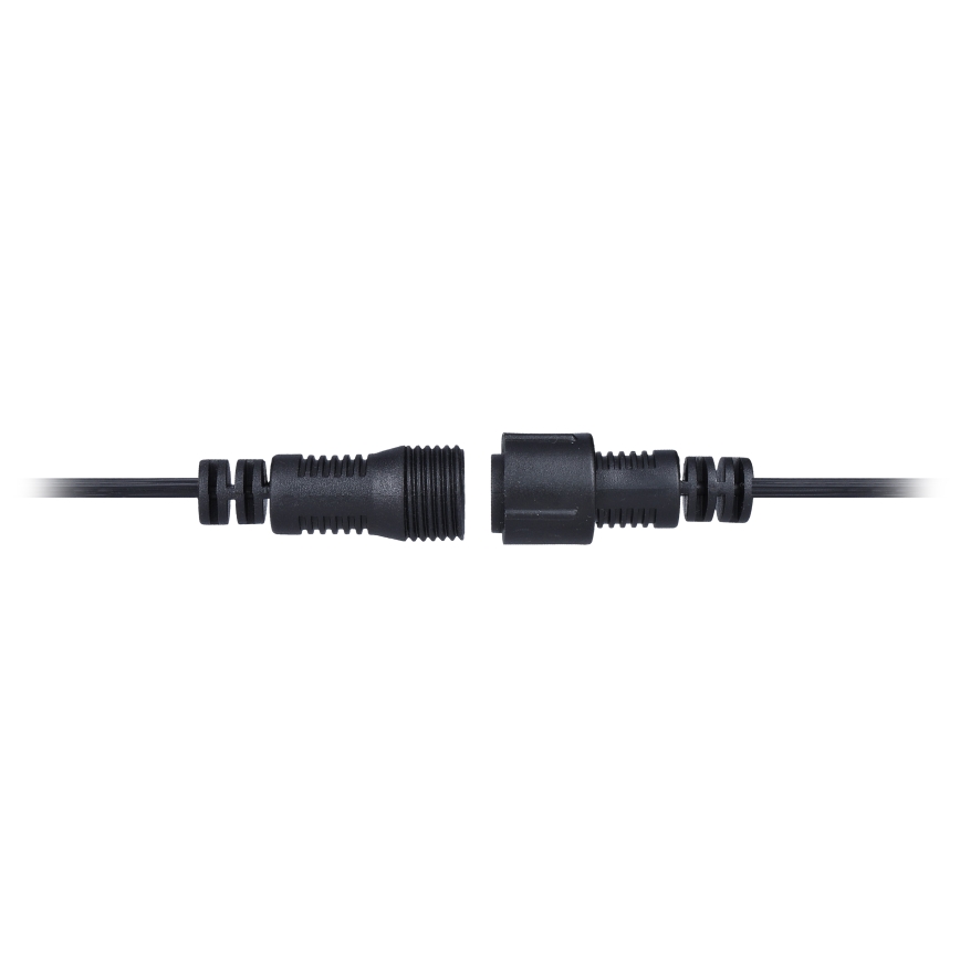 Brilagi - LED spoljašnja dekorativna girlanda GIRLANDA 25xE12/0,8W/230V 20m crna IP44 topla bela