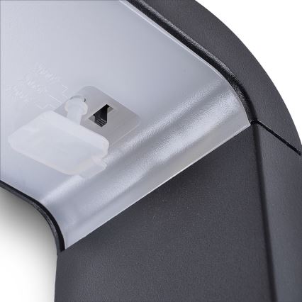 Brilagi - LED spoljašnja lampa BARI LED/7W/230V 3000/4000/6000K crna IP54 80 cm