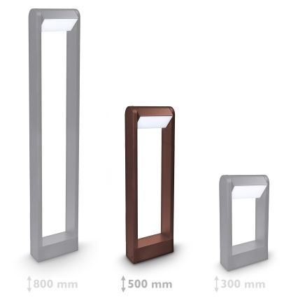 Brilagi - LED spoljašnja lampa CROTONE LED/7W/230V braon IP54 50 cm