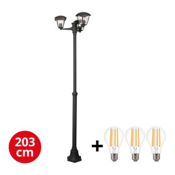 Brilagi -  LED spoljašnja lampa LUNA 3xE27/60W/230V IP44