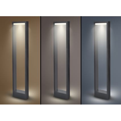 Brilagi - LED spoljašnja lampa RAGUSA LED/7W/230V 3000/4000/6000K antracit IP54 80 cm