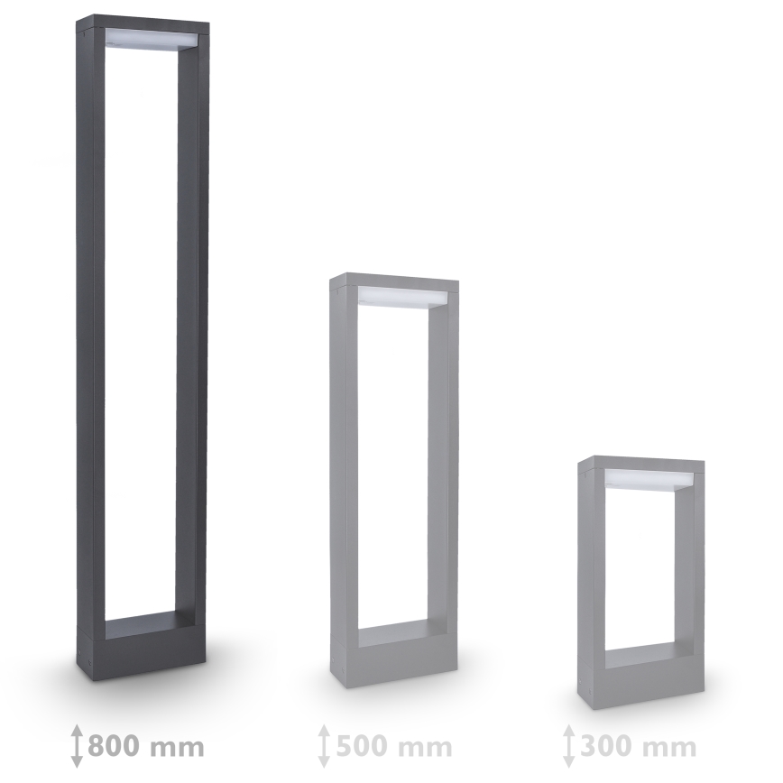 Brilagi - LED spoljašnja lampa RAGUSA LED/7W/230V 3000/4000/6000K antracit IP54 80 cm