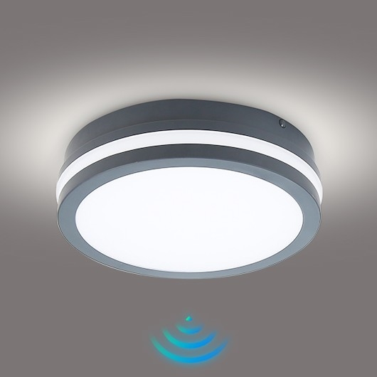 Brilagi - LED Spoljašnja lampa sa senzorom BENE LED/18W/230V pr. 22 cm antracit IP54