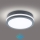 Brilagi - LED Spoljašnja lampa sa senzorom BENE LED/18W/230V pr. 22 cm antracit IP54