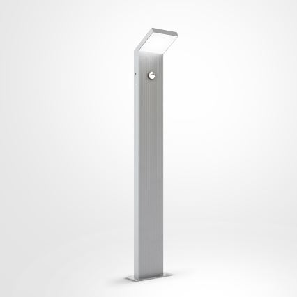 Brilagi - LED spoljašnja lampa sa senzorom RIANO LED/8W/230V srebrna IP65