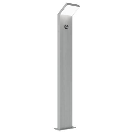 Brilagi - LED spoljašnja lampa sa senzorom RIANO LED/8W/230V srebrna IP65