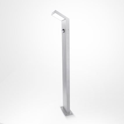 Brilagi - LED spoljašnja lampa sa senzorom RIANO LED/8W/230V srebrna IP65