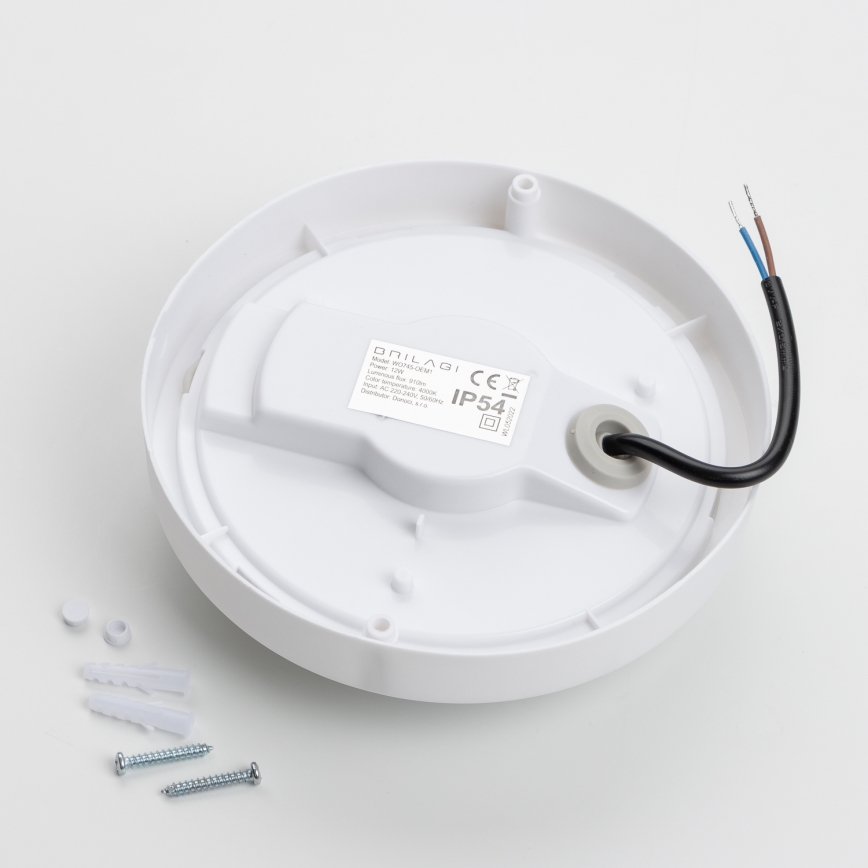 Brilagi - LED Spoljašnja plafonjera LED/13W/230V pr. 17 cm IP54