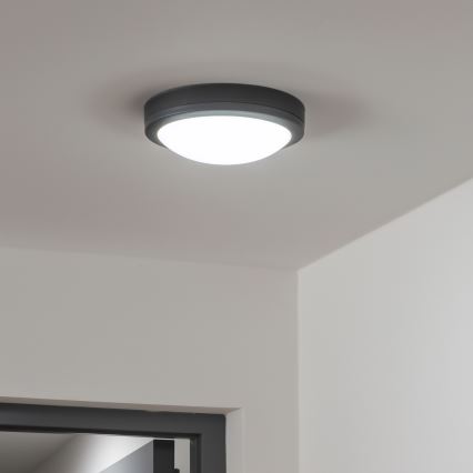Brilagi - LED Spoljašnja plafonjera LED/20W/230V pr. 23 cm IP54 Antracit