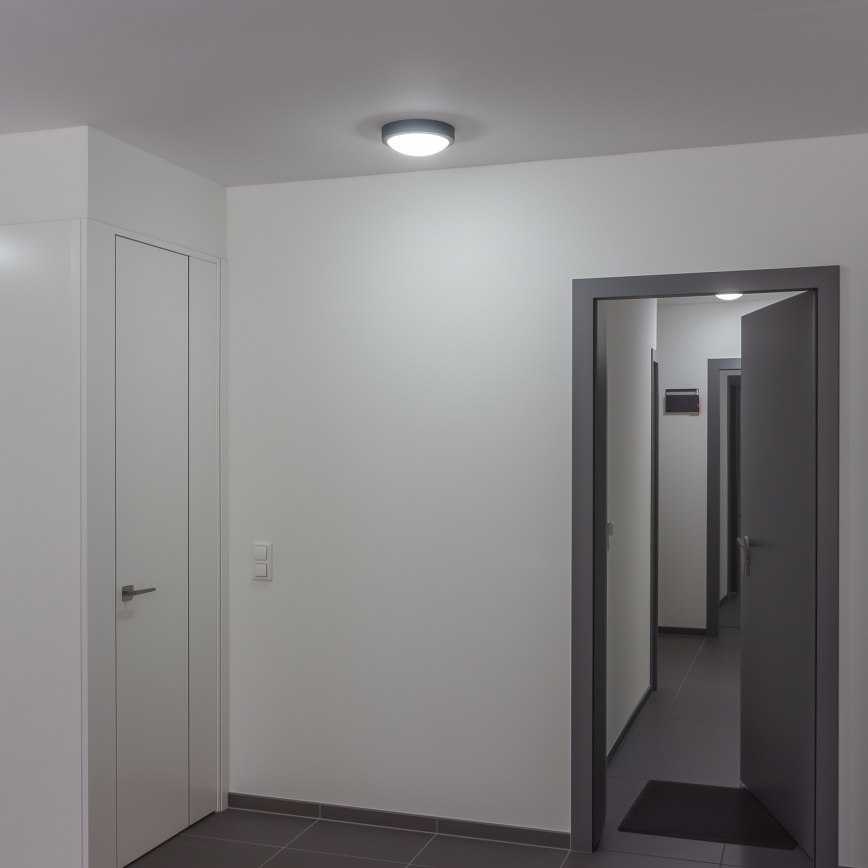 Brilagi - LED Spoljašnja plafonjera LED/20W/230V pr. 23 cm IP54 Antracit