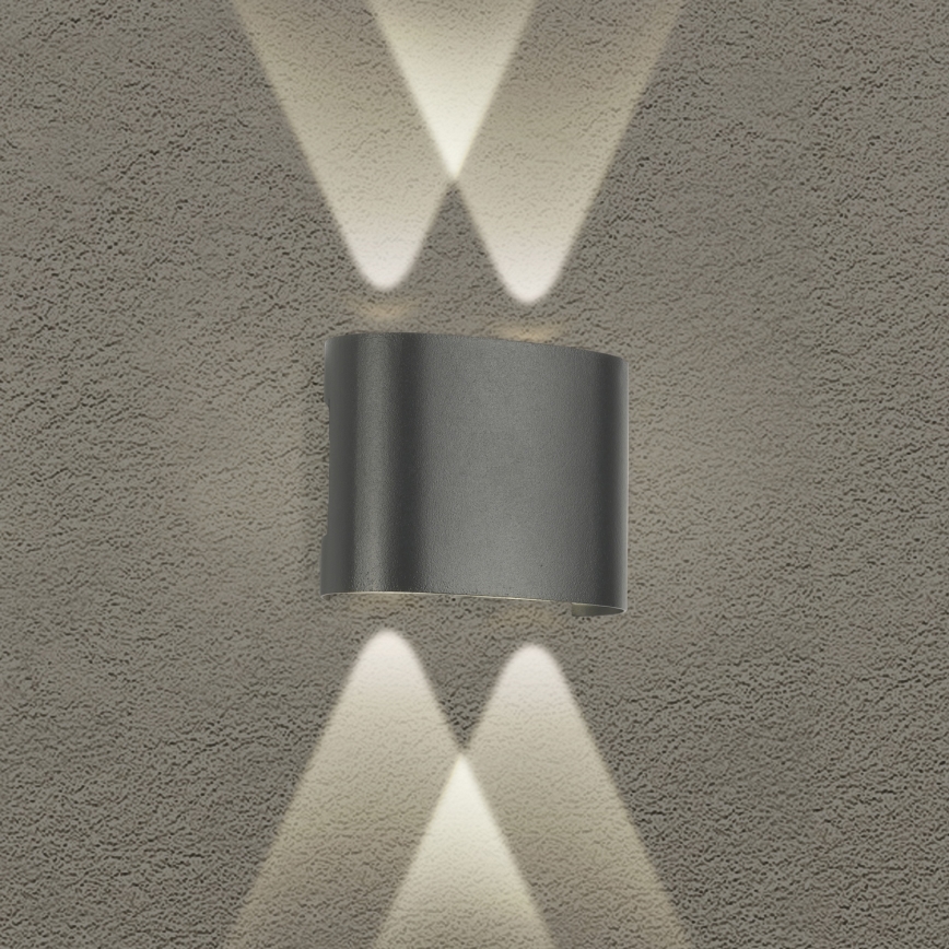 Brilagi - LED spoljašnja zidna svetiljka FLAREBOX LED/4W/230V antracit IP65