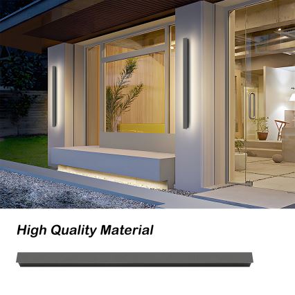 Brilagi - LINEAR LED spoljašnje zidno svetlo LED/22W/230V 4000K IP65 100 cm antracit