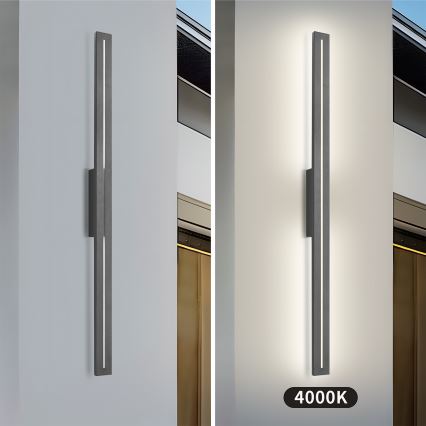 Brilagi - LED spoljašnje zidno svetlo LINEO LED/24W/230V 4000K IP65 100 cm antracit CRI 90