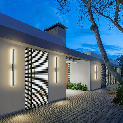 Brilagi - LED spoljašnje zidno svetlo LINEO LED/24W/230V 4000K IP65 100 cm antracit CRI 90