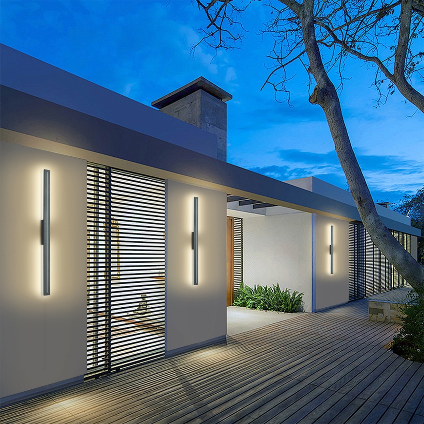 Brilagi - LED spoljašnje zidno svetlo LINEO LED/24W/230V 4000K IP65 100 cm antracit CRI 90