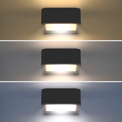 Brilagi - LED spoljašnje zidno svetlo BARI LED/7W/230V 3000/4000/6000K antracit IP54