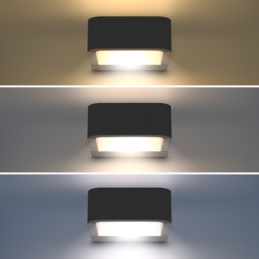 Brilagi - LED spoljašnje zidno svetlo BARI LED/7W/230V 3000/4000/6000K antracit IP54