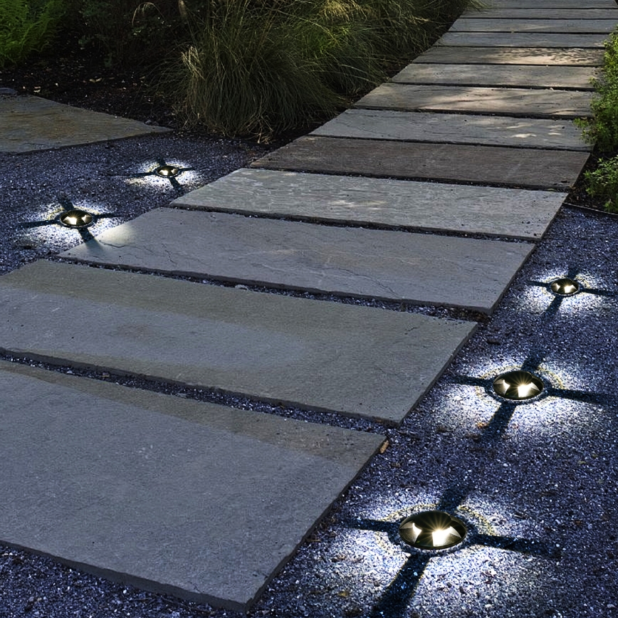 Brilagi - LED spoljašnje ugradno svetlo za prilaz GROUNDRAY LED/1W/230V crna IP67