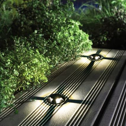 Brilagi - LED spoljašnje ugradno svetlo za prilaz GROUNDRAY LED/1W/230V crna IP67