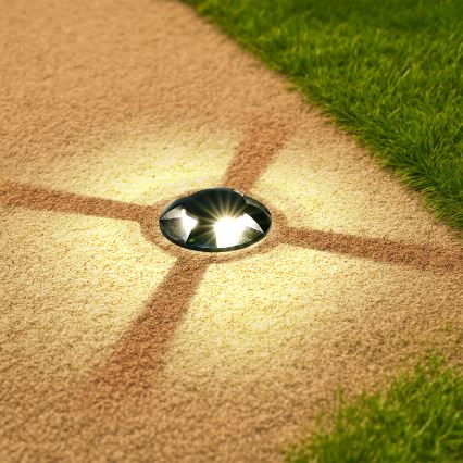 Brilagi - LED spoljašnje ugradno svetlo za prilaz GROUNDRAY LED/1W/230V crna IP67