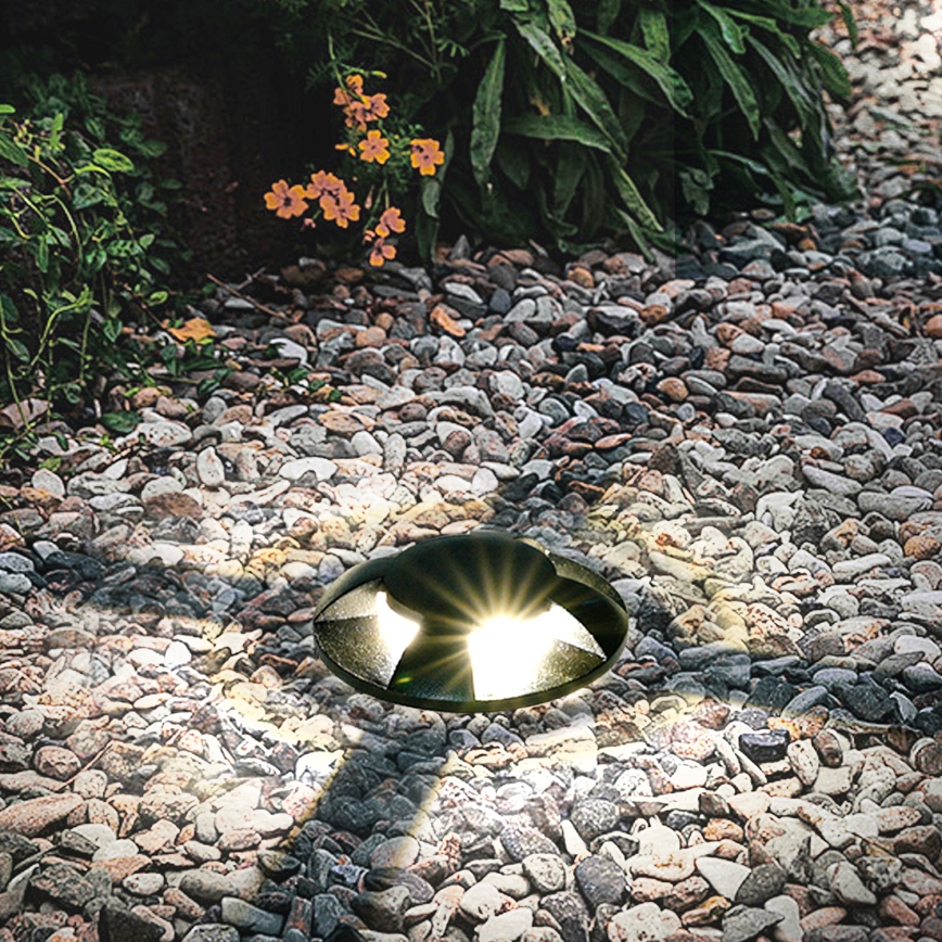 Brilagi - LED spoljašnje ugradno svetlo za prilaz GROUNDRAY LED/1W/230V crna IP67