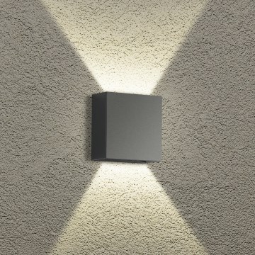 Brilagi - LED spoljašnje zidno svetlo DOUBLERAY LED/4W/230V antracit IP65