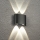 Brilagi - LED spoljašnje zidno svetlo FLAREBOX LED/4W/230V crno IP65