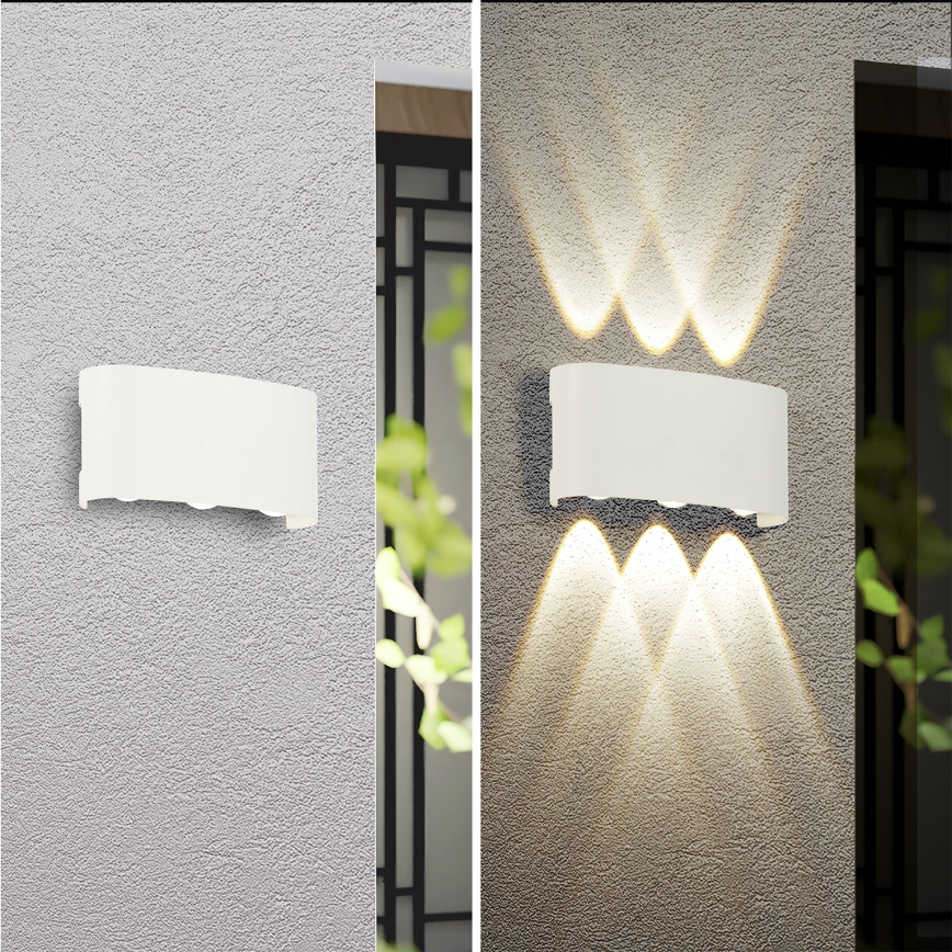 Brilagi - LED spoljašnje zidno svetlo FLAREBOX LED/6W/230V belo IP65