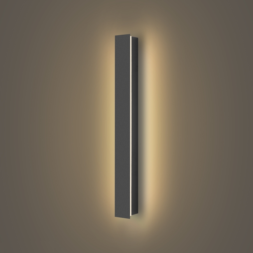 Brilagi - LED spoljašnje zidno svetlo LINEAR LED/12W/230V 3000K IP65 50 cm antracit