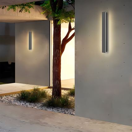 Brilagi - LED spoljašnje zidno svetlo LINEAR LED/12W/230V 3000K IP65 50 cm antracit