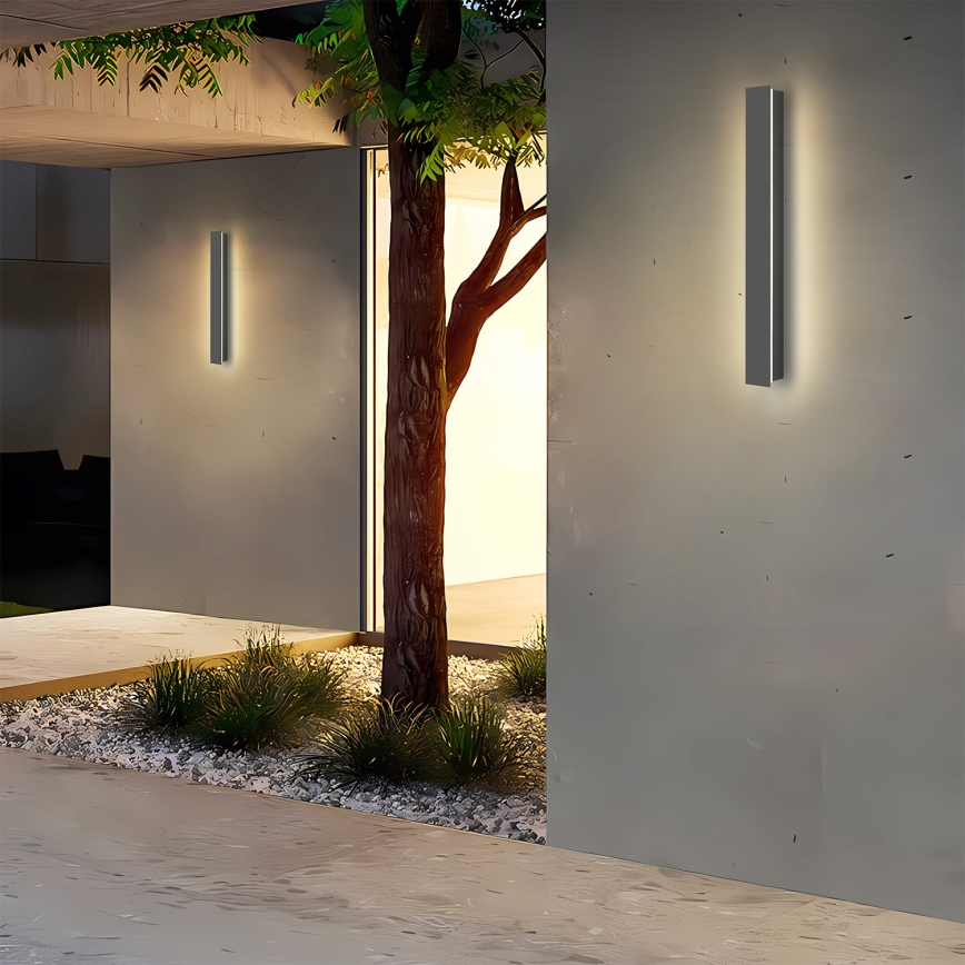 Brilagi - LED spoljašnje zidno svetlo LINEAR LED/12W/230V 3000K IP65 50 cm antracit