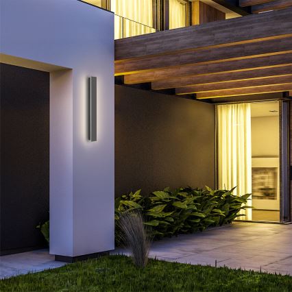 Brilagi - LED spoljašnje zidno svetlo LINEAR LED/12W/230V 3000K IP65 50 cm antracit