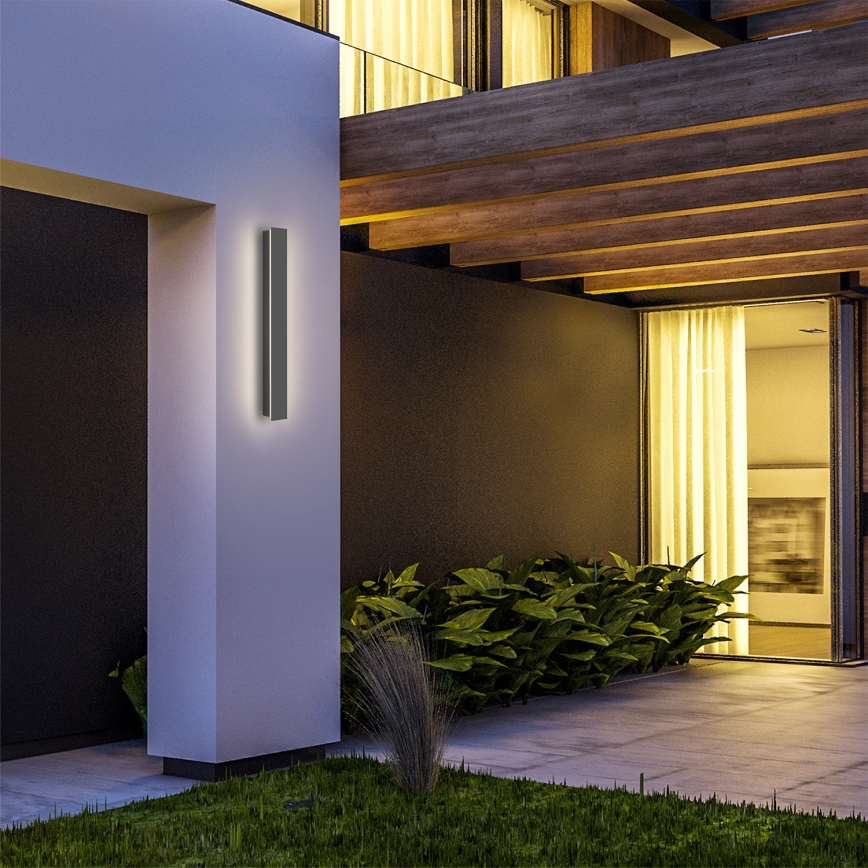 Brilagi - LED spoljašnje zidno svetlo LINEAR LED/12W/230V 3000K IP65 50 cm antracit