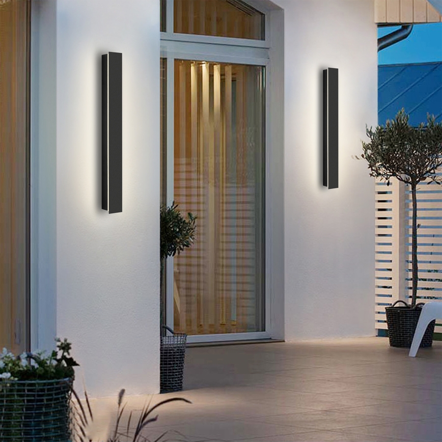 Brilagi - LED spoljašnje zidno svetlo LINEAR LED/12W/230V 3000K IP65 50 cm crna