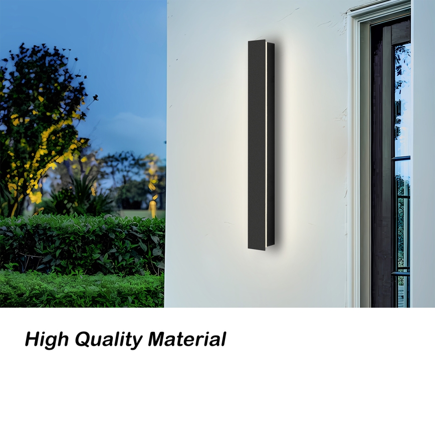 Brilagi - LED spoljašnje zidno svetlo LINEAR LED/12W/230V 3000K IP65 50 cm crna