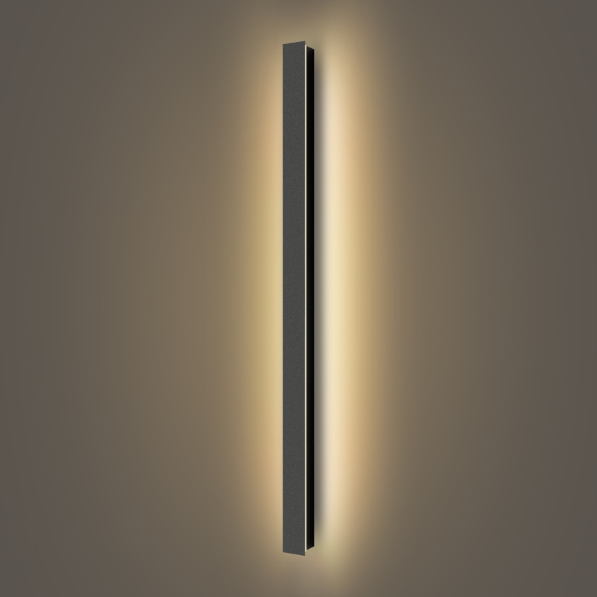 Brilagi - LED spoljašnje zidno svetlo LINEAR LED/22W/230V 3000K IP65 100 cm crna