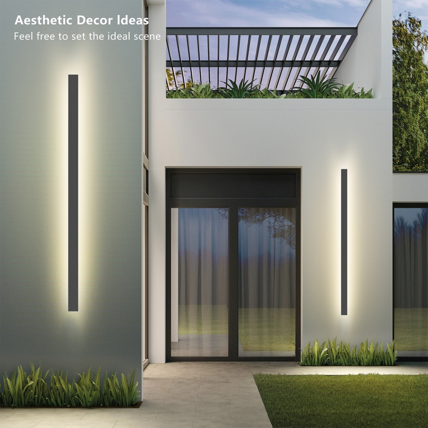 Brilagi - LED spoljašnje zidno svetlo LINEAR LED/32W/230V 4000K IP65 140 cm antracit