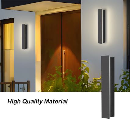 Brilagi - LED spoljno zidno svetlo LINEAR LED/8W/230V 3000K IP65 30 cm antracit