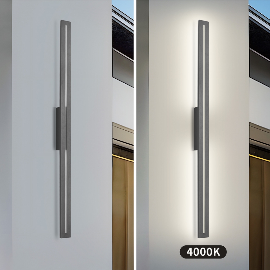 Brilagi - LED spoljna zidna svetiljka LINEO LED/24W/230V 4000K IP65 100 cm antracit
