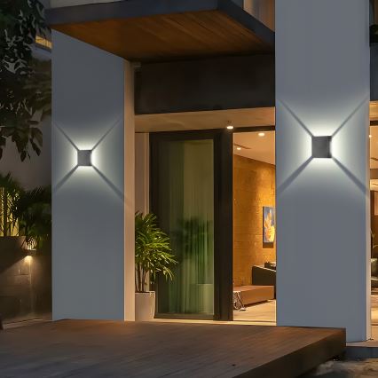 Brilagi - LED spoljašnje zidno svetlo QUADRAY LED/4W/230V antracit IP65