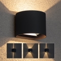 Brilagi - LED spoljašnje zidno svetlo RONDO LED/6W/230V antracitno IP54